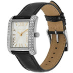 Michael Kors Emery MK4696 Women's Quartz Watch – Sunray Black with Black Genuine Leather Strap