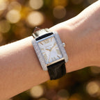Michael Kors Emery MK4696 Women's Quartz Watch – Sunray Black with Black Genuine Leather Strap