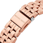Michael Kors Harlowe MK4710 33mm Women's Quartz Watch – Rose Gold with Rose Gold Stainless Steel Bracelet