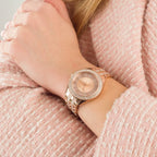 Michael Kors Harlowe MK4710 33mm Women's Quartz Watch – Rose Gold with Rose Gold Stainless Steel Bracelet