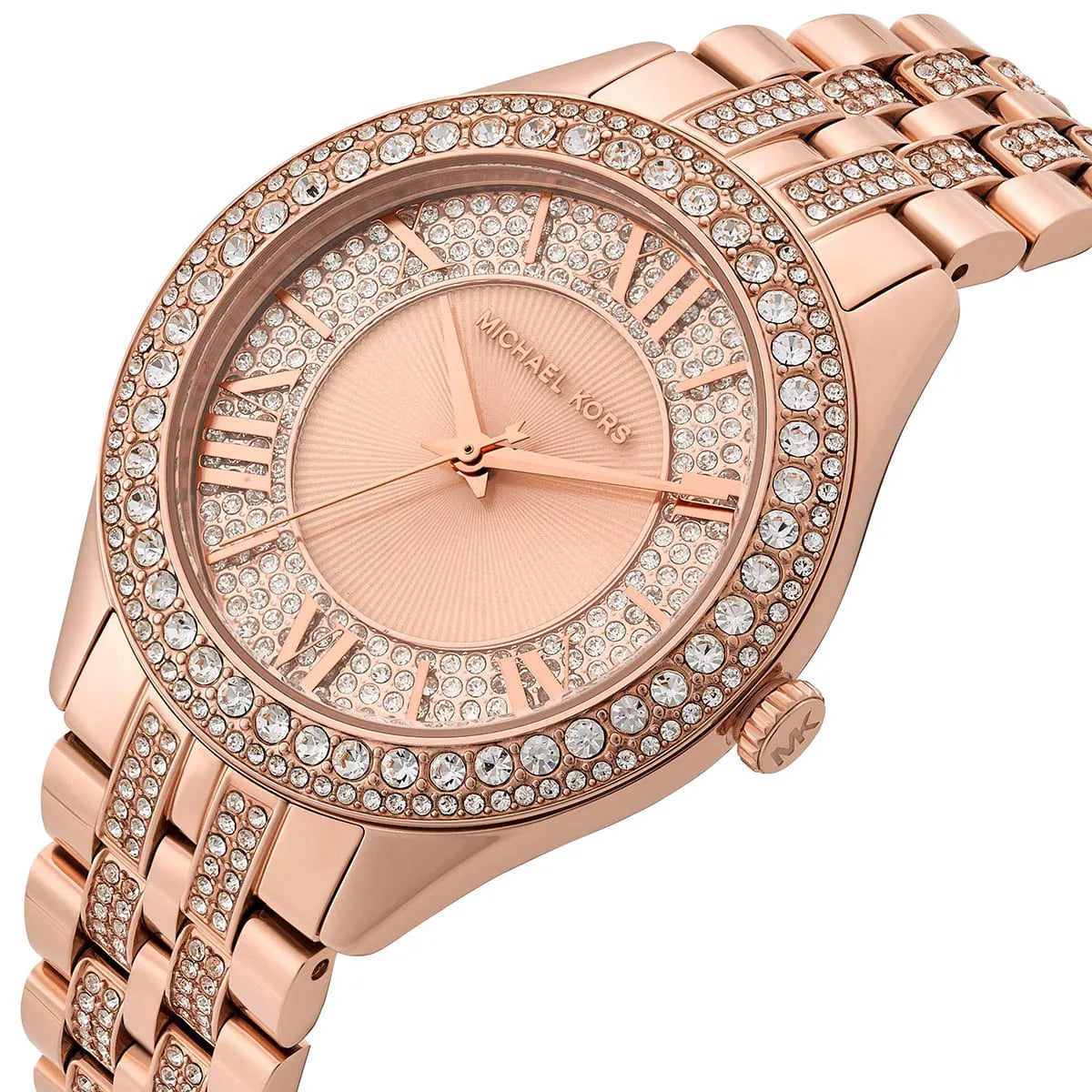 Michael Kors Harlowe MK4710 33mm Women's Quartz Watch – Rose Gold with Rose Gold Stainless Steel Bracelet
