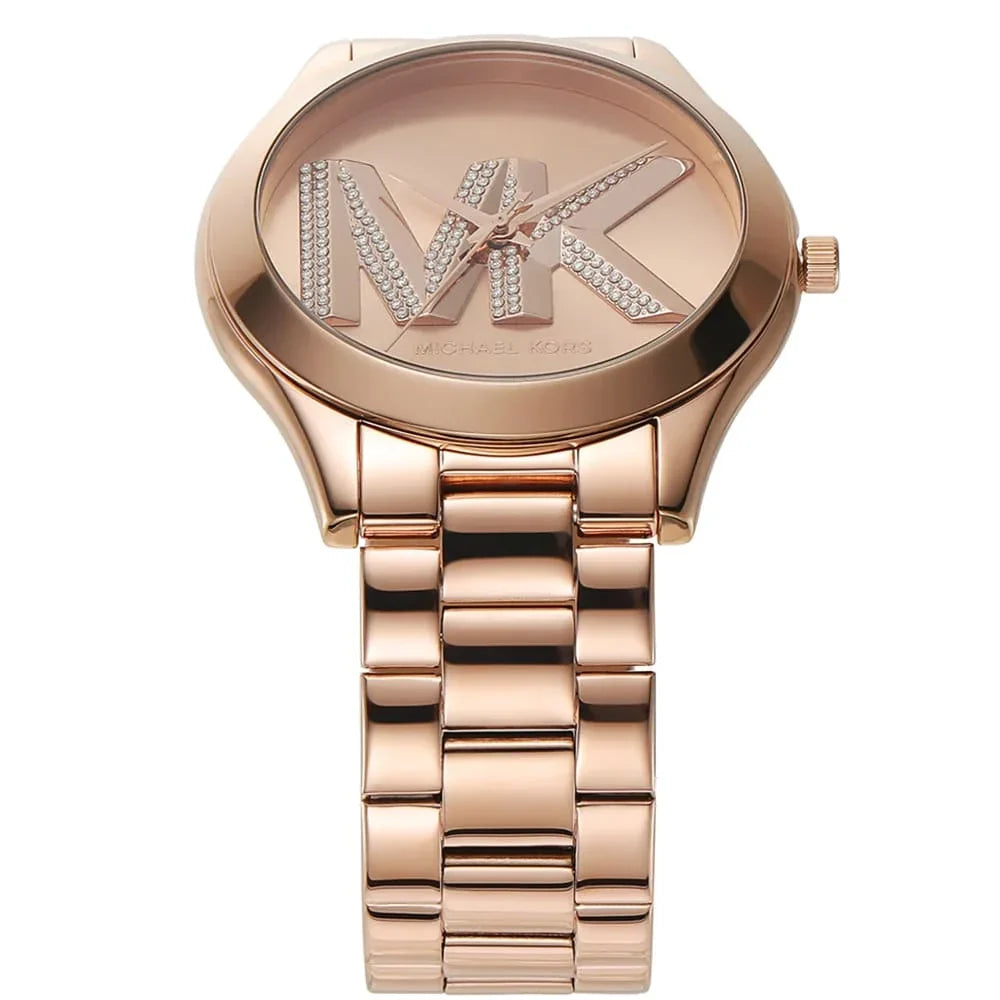Michael Kors Runway MK4733 38mm Women's Quartz Watch – Rose Gold with Rose Gold Stainless Steel Bracelet