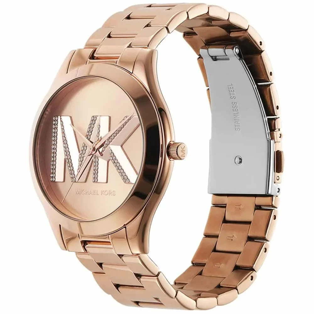 Michael Kors Runway MK4733 38mm Women's Quartz Watch – Rose Gold with Rose Gold Stainless Steel Bracelet
