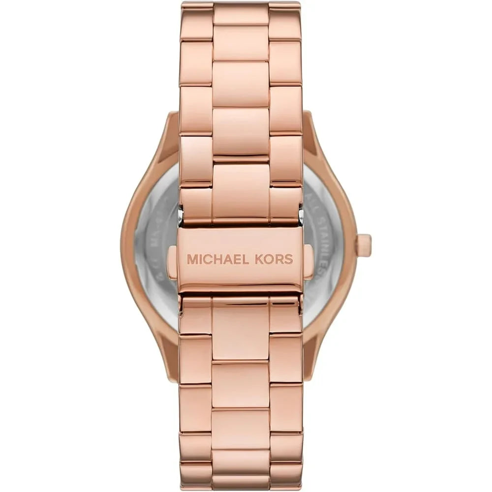 Michael Kors Runway MK4733 38mm Women's Quartz Watch – Rose Gold with Rose Gold Stainless Steel Bracelet