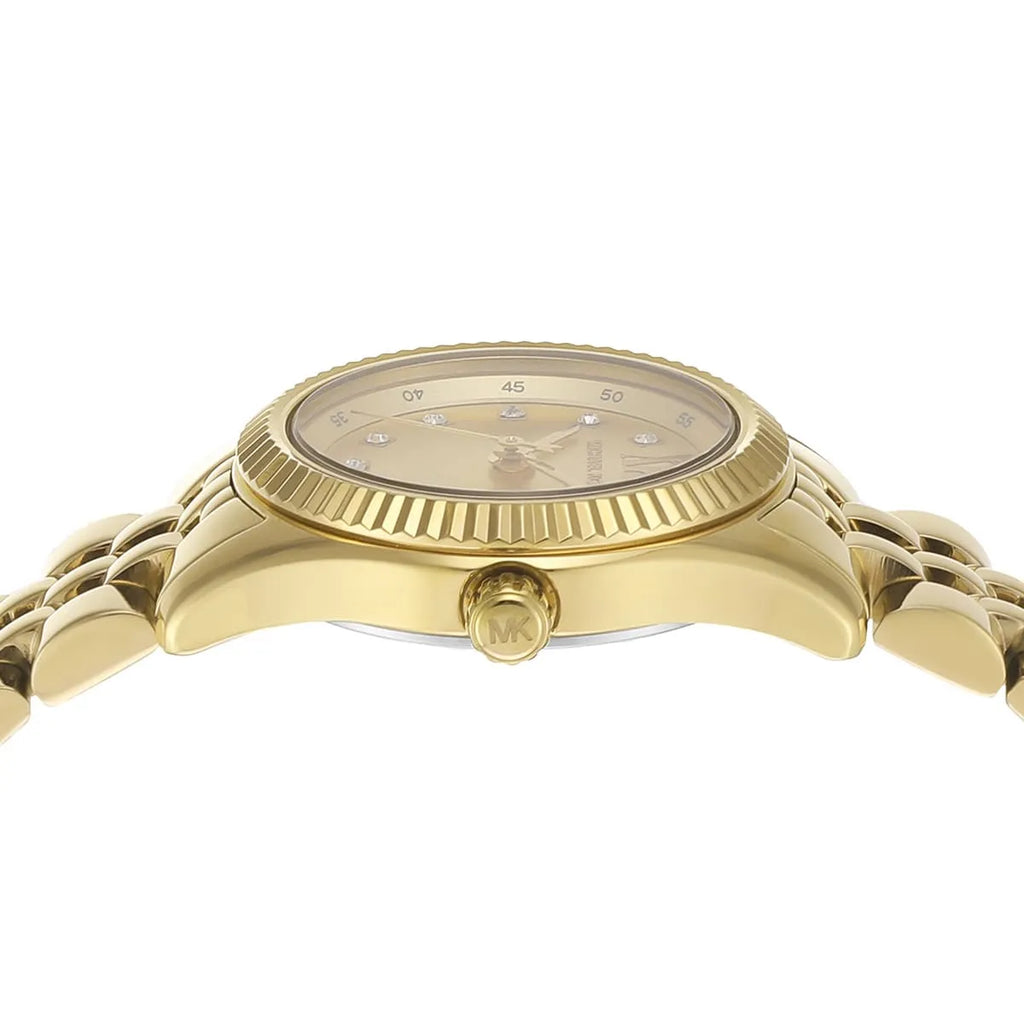 Michael Kors Lexington MK4741 26mm Women's Quartz Watch – Gold with Gold Stainless Steel Bracelet