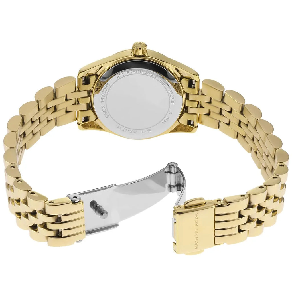 Michael Kors Lexington MK4741 26mm Women's Quartz Watch – Gold with Gold Stainless Steel Bracelet
