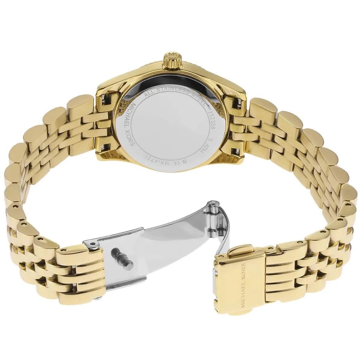 Michael Kors Lexington MK4741 26mm Women's Quartz Watch – Gold with Gold Stainless Steel Bracelet