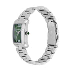Michael Kors Emery MK4832 27mm Women's Quartz Watch – Sunray Emerald Green with Silver Stainless Steel Bracelet