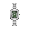 Michael Kors Emery MK4832 27mm Women's Quartz Watch – Sunray Emerald Green with Silver Stainless Steel Bracelet