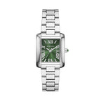 Michael Kors Emery MK4832 27mm Women's Quartz Watch – Sunray Emerald Green with Silver Stainless Steel Bracelet