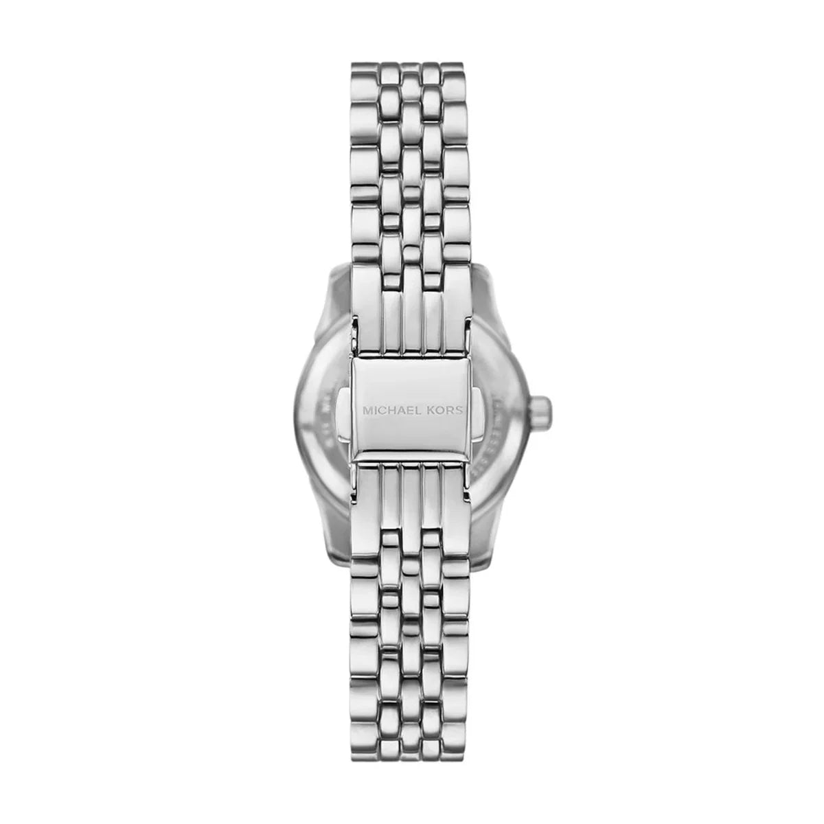 Michael Kors Lennox MK4843 30mm Women's Quartz Watch – Sunray Silver with Silver Stainless Steel Bracelet