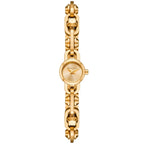 Michael Kors Signature MK4871 Women's Quartz Watch – Gold with Silver Stainless Steel Bracelet