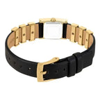 Michael Kors Darrington MK4887 Women's Quartz Watch – Black with Black Genuine Leather Strap