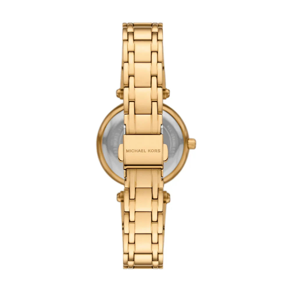 Michael Kors Lennox MK4892 33mm Women's Quartz Watch – Mother Of Pearl with Gold Stainless Steel Bracelet