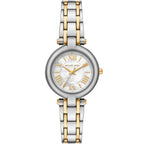 Michael Kors Lennox MK4895 33mm Women's Quartz Watch – Mother Of Pearl with Two-Tone Stainless Steel Bracelet