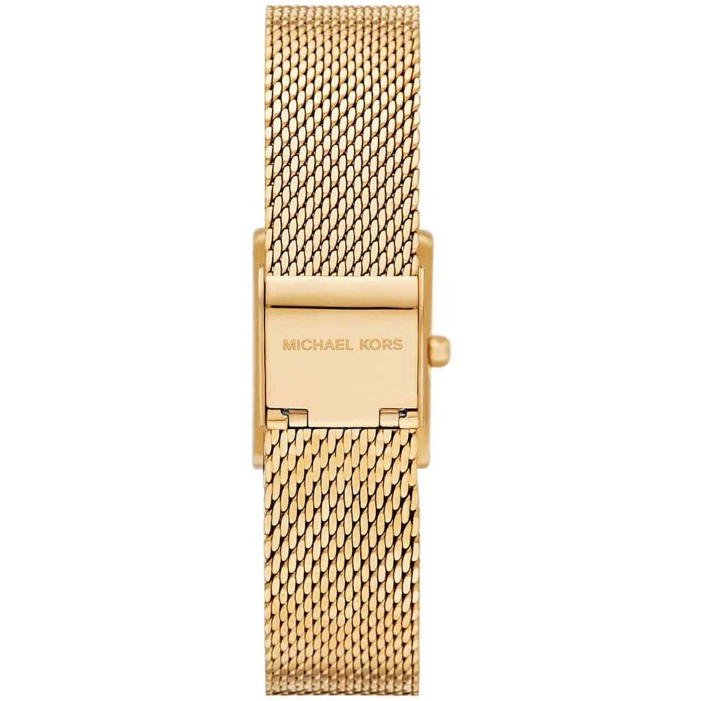 Michael Kors Emery MK4959 24mm Women's Quartz Watch – Sunray Gold with Gold Stainless Steel Mesh Bracelet