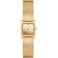 Michael Kors Emery MK4959 24mm Women's Quartz Watch – Sunray Gold with Gold Stainless Steel Mesh Bracelet