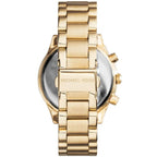 Michael Kors Brinkley MK6187 42mm Women's Chronograph Watch – Gold with Gold Stainless Steel Bracelet
