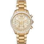 Michael Kors Brinkley MK6187 42mm Women's Chronograph Watch – Gold with Gold Stainless Steel Bracelet