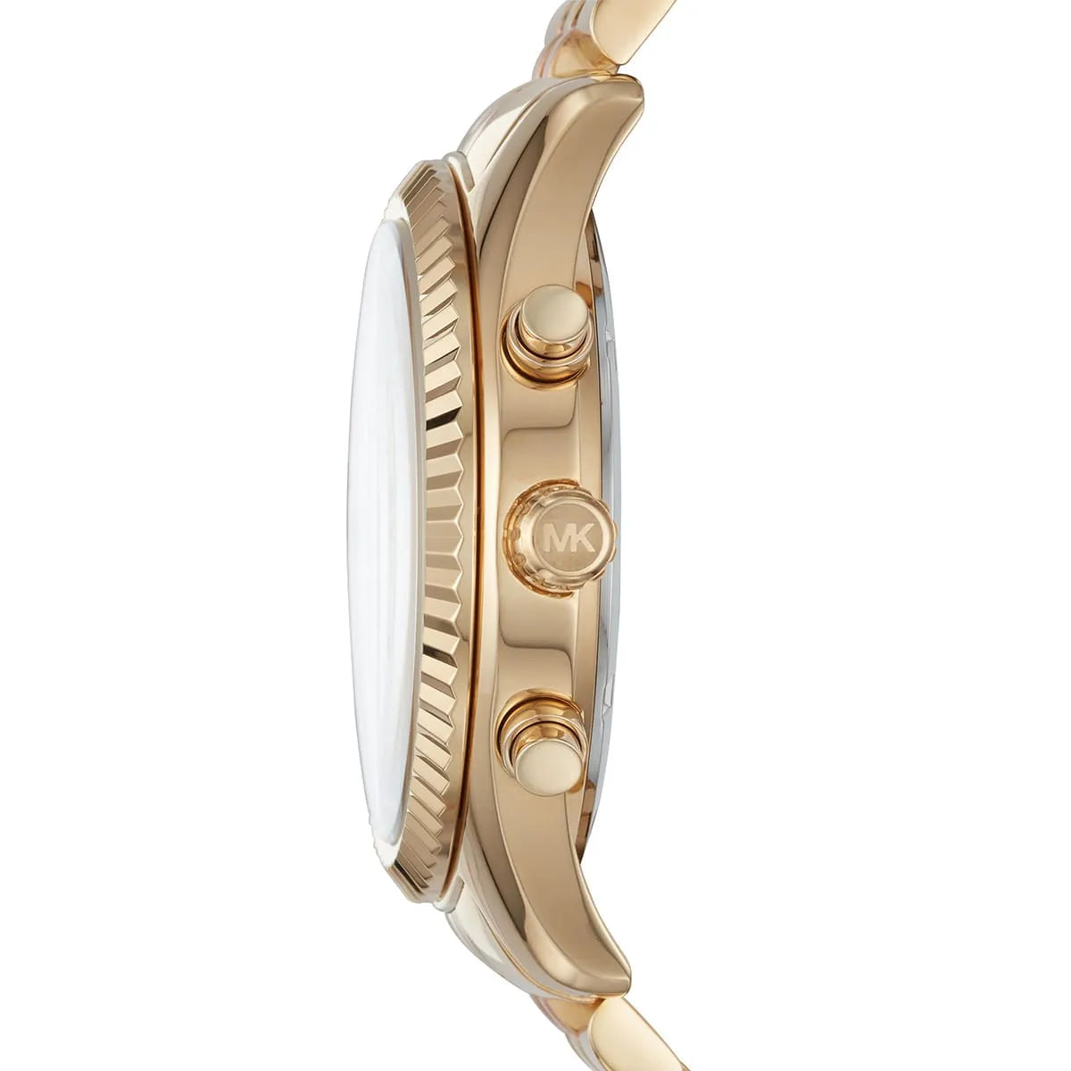 Michael Kors Lexington MK6473 38mm Women's Chronograph Watch – Sunray Rose Gold with Two-Tone Stainless Steel Bracelet