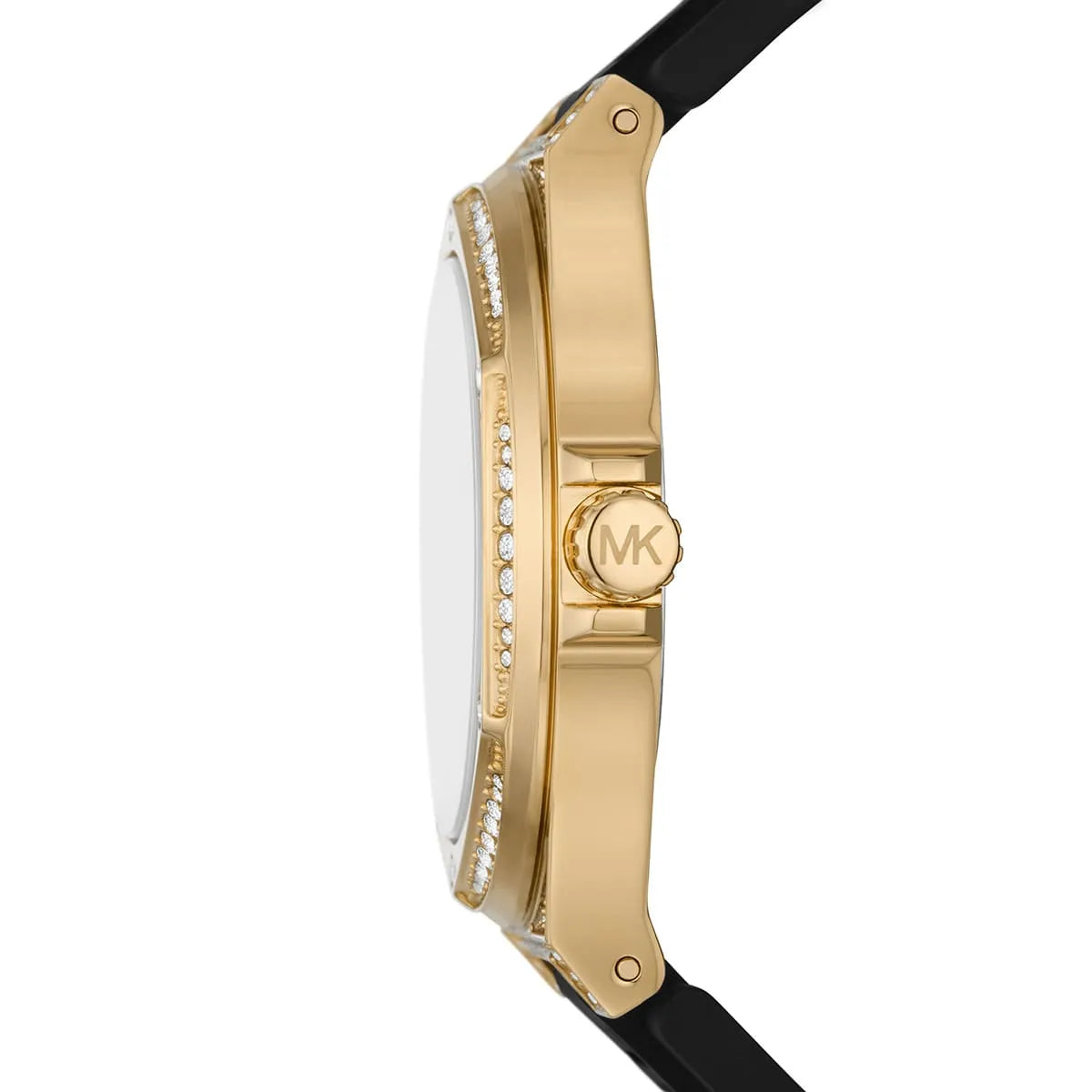 Michael Kors Camille MK7247 43mm Women's Quartz Watch – Gold with Gold Silicone Strap