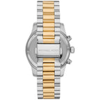 Michael Kors Lexington MK7303 38mm Women's Chronograph Watch – Sunray Green with Two-Tone Stainless Steel Bracelet