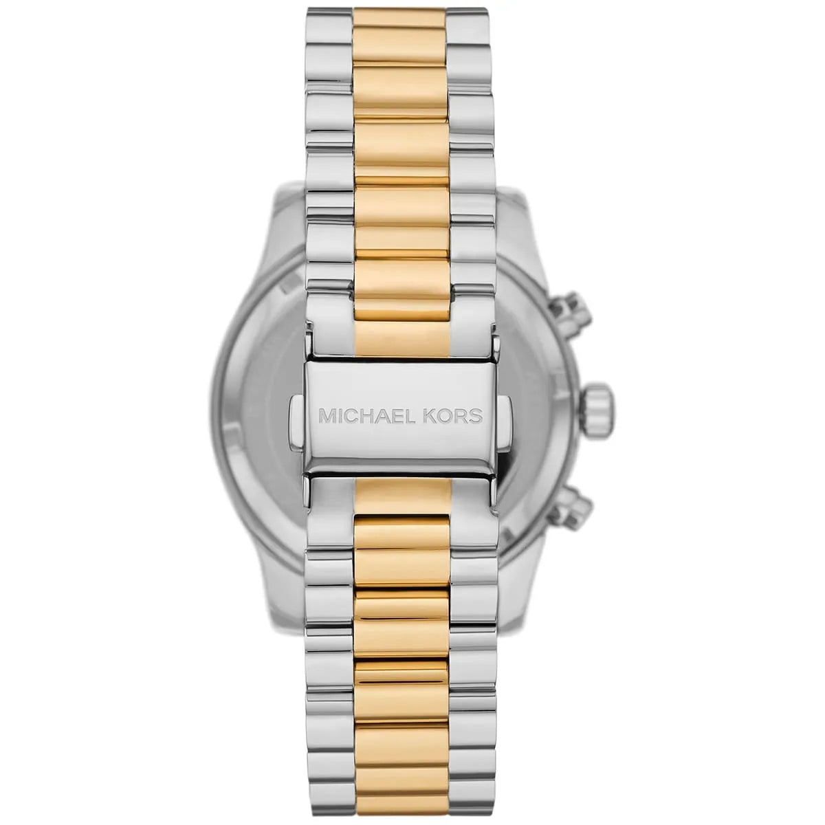 Michael Kors Lexington MK7303 38mm Women's Chronograph Watch – Sunray Green with Two-Tone Stainless Steel Bracelet