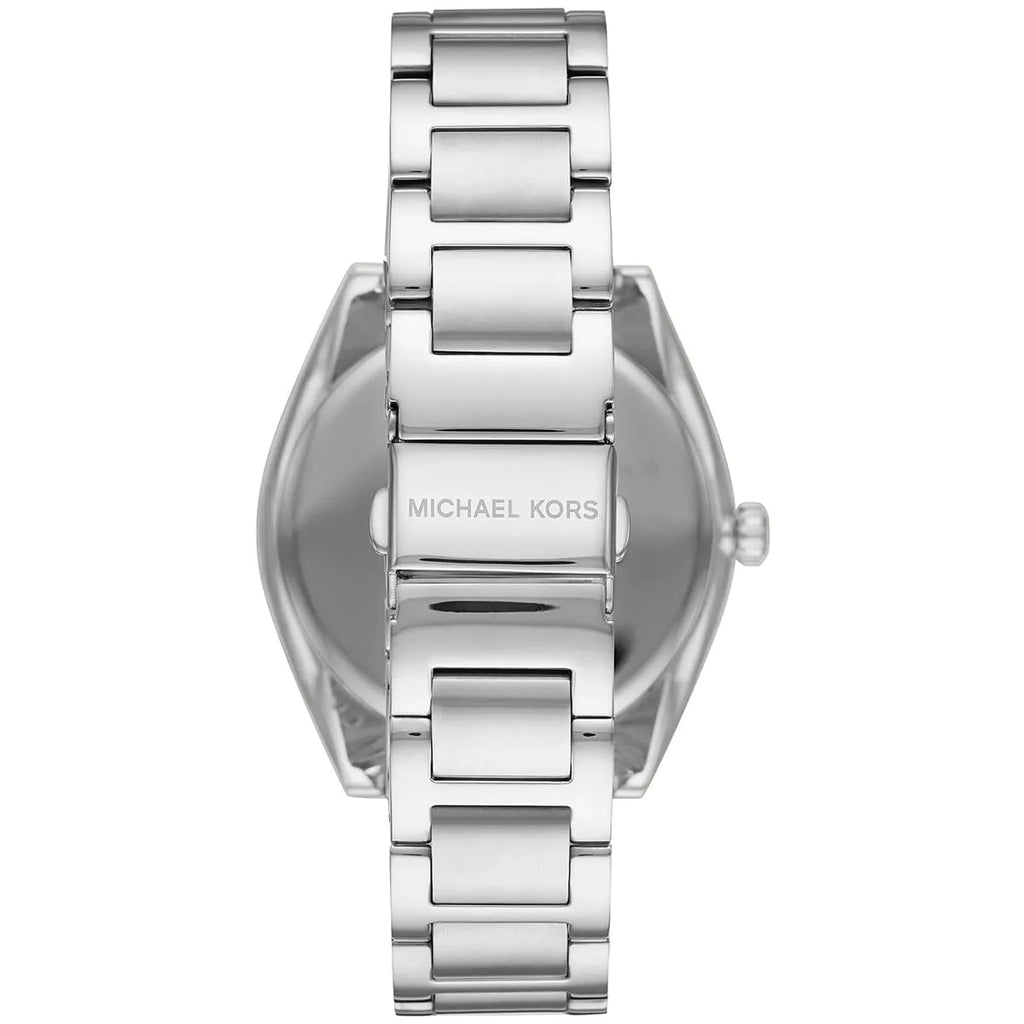 Michael Kors Janelle MK7311 42mm Women's Chronograph Watch – Pavé Silver with Silver Stainless Steel Bracelet