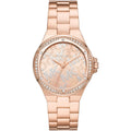 Michael Kors Lennox MK7405 37mm Women's Quartz Watch – Rose Gold with Rose Gold Chain-Link Bracelet