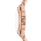 Michael Kors Lennox MK7405 37mm Women's Quartz Watch – Rose Gold with Rose Gold Chain-Link Bracelet