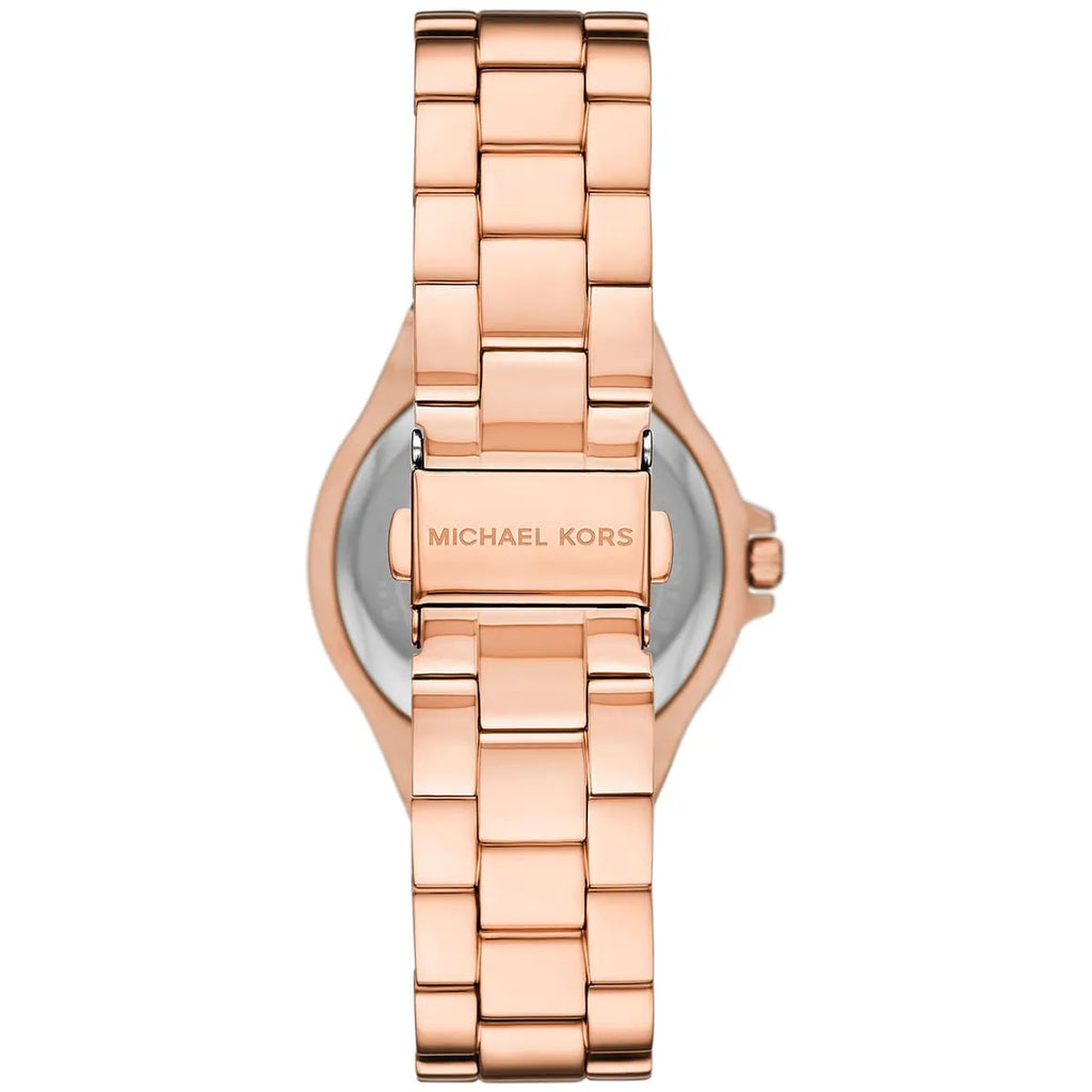 Michael Kors Lennox MK7405 37mm Women's Quartz Watch – Rose Gold with Rose Gold Chain-Link Bracelet