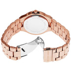 Michael Kors Lennox MK7405 37mm Women's Quartz Watch – Rose Gold with Rose Gold Chain-Link Bracelet