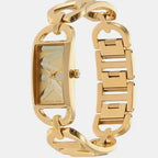 Michael Kors Signature MK7406 30mm Women's Quartz Watch – Gold with Silver Stainless Steel Bracelet