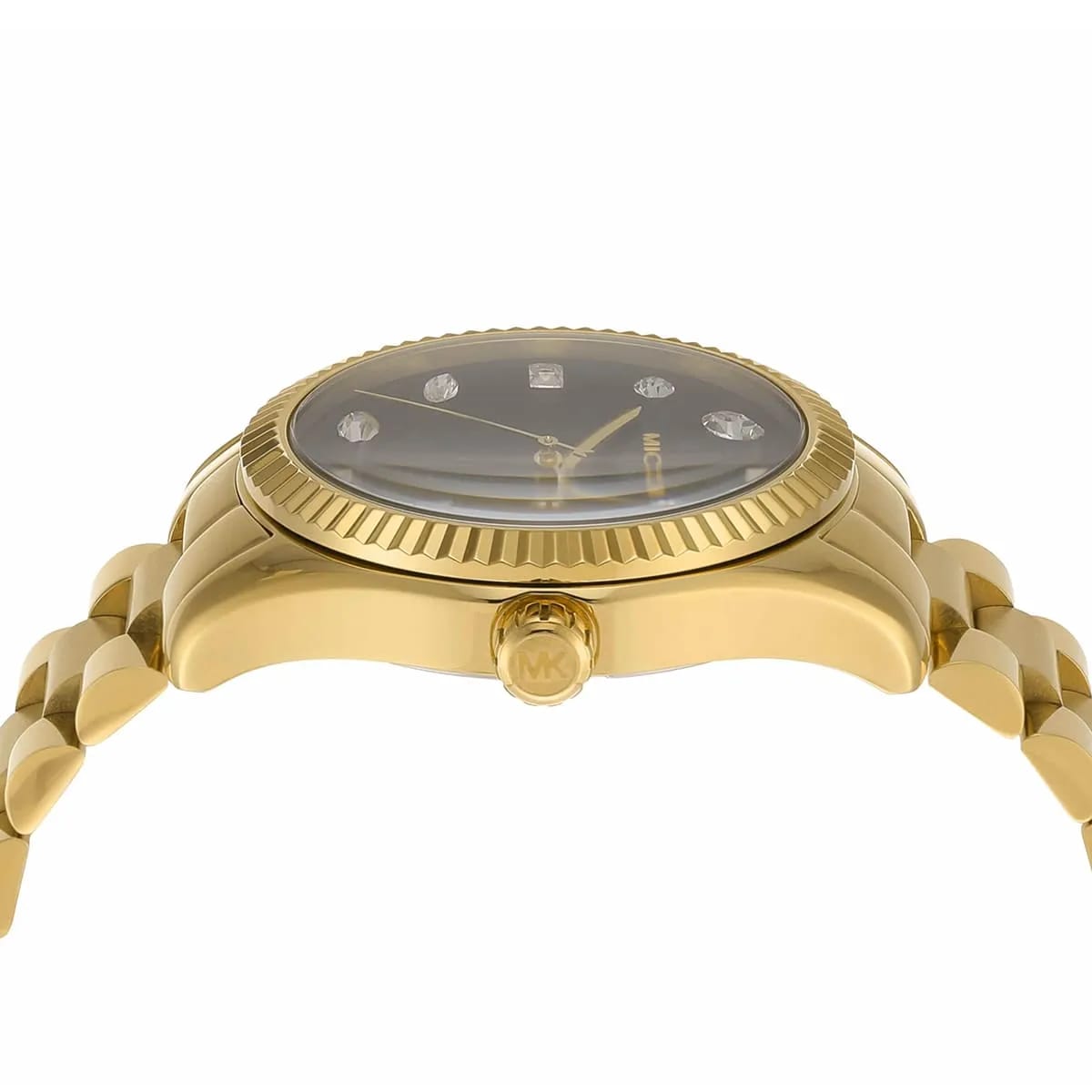 Michael Kors Lexington MK7449 38mm Women's Quartz Watch – Sunray Green with Gold Stainless Steel Bracelet