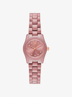Michael Kors Petite Lexington MK7518LE Women's Quartz Watch – Sunray Signature with Silver Stainless Steel Bracelet