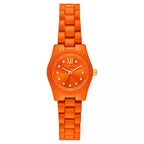 Michael Kors Petite Lexington MK7538LE Women's Quartz Watch – Sunray Orange with Orange Stainless Steel Bracelet