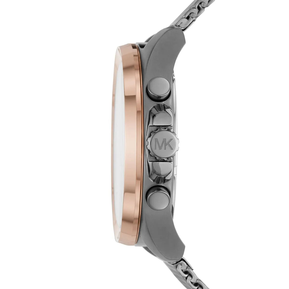 Michael Kors Brecken MK8868 45mm Men's Chronograph Watch – Grey Sunray & Grey Stainless Steel Mesh Bracelet