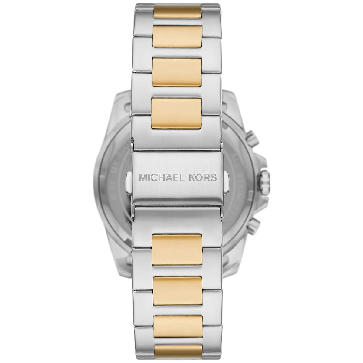 Michael Kors Alek MK8901 44mm Men's Chronograph Watch – Black Sunray & Two-Tone Silver and Gold Stainless Steel Bracelet