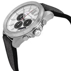 Michael Kors Brecken MK8922 45mm Men's Chronograph Watch – Silver Sunray & Grey Rubber Strap