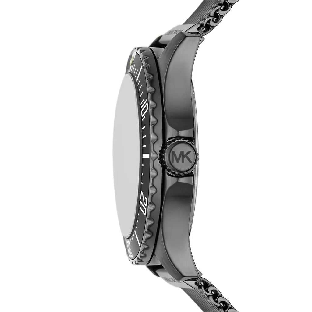 Michael Kors Everest MK9093 42mm Men's Quartz Watch – Grey Textured & Grey Stainless Steel Mesh Bracelet