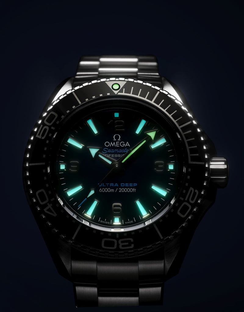 Omega Seamaster Planet Ocean Ultra Deep 43.5mm Master Quality Watch – Blue Dial & Stainless Steel Bracelet