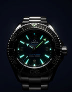 Omega Seamaster Planet Ocean Ultra Deep 43.5mm Master Quality Watch – Blue Dial & Stainless Steel Bracelet