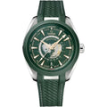 Omega Seamaster Aqua Terra Worldtimer 43mm Master Quality Watch – Summer Green Dial & Green Rubber Strap
