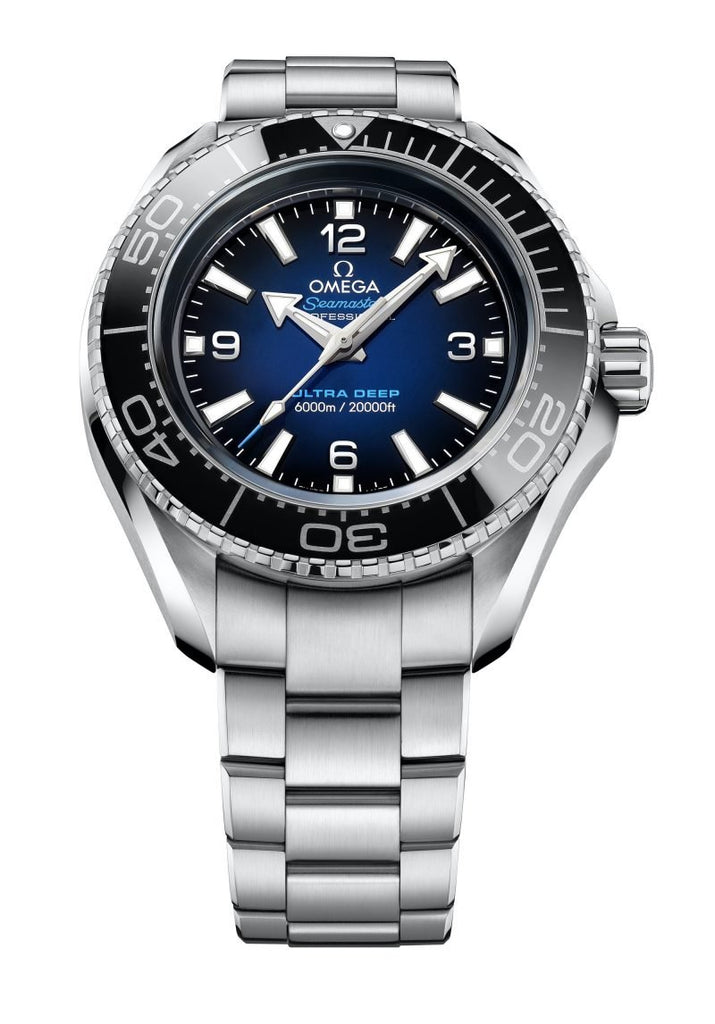 Omega Seamaster Planet Ocean Ultra Deep 43.5mm Master Quality Watch – Blue Dial & Stainless Steel Bracelet