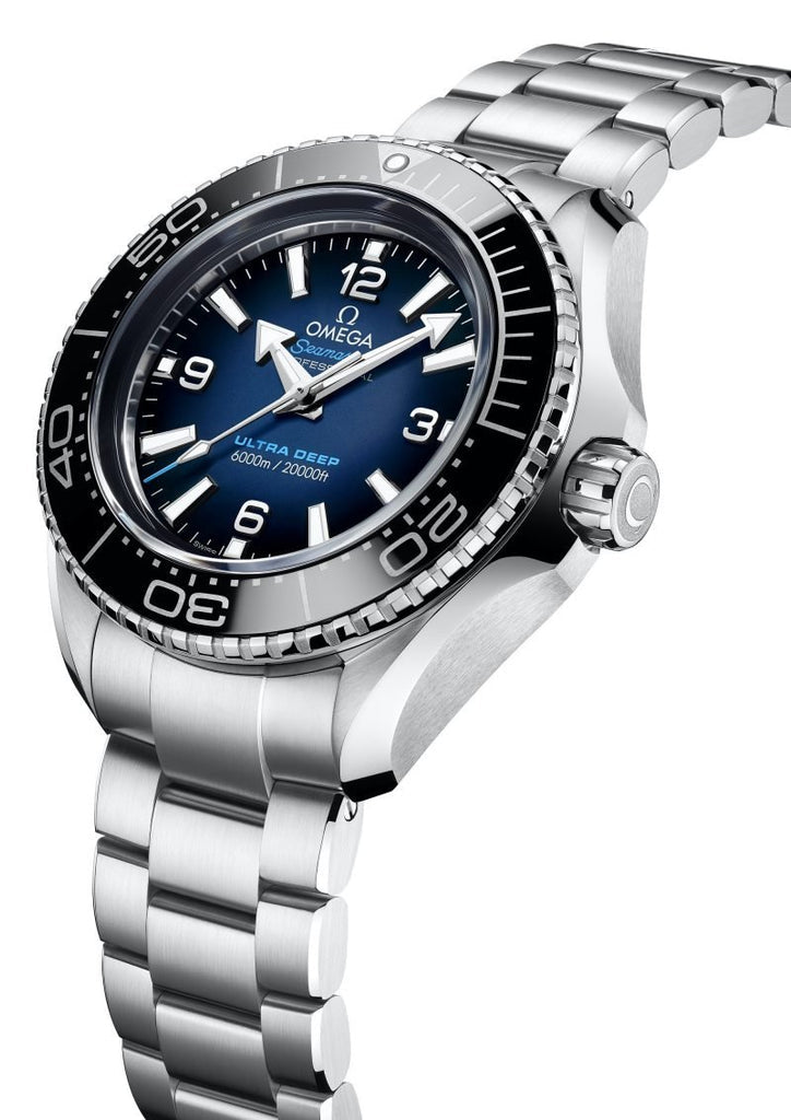 Omega Seamaster Planet Ocean Ultra Deep 43.5mm Master Quality Watch – Blue Dial & Stainless Steel Bracelet