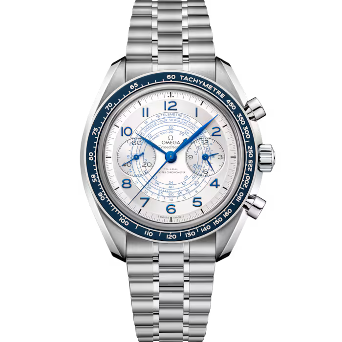 Omega Speedmaster Chronoscope 43mm Master Quality Chronograph – Silver Dial & Stainless Steel Bracelet