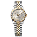 Rolex Datejust 31mm Women’s Master Quality Watch – Silver Roman Numeral Dial, Yellow Two-Tone Jubilee Bracelet & Yellow Gold-Tone Fluted Bezel