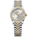 Rolex Datejust 31mm Women’s Master Quality Watch – White Dial, Yellow Two-Tone Jubilee Bracelet & Yellow Gold-Tone Diamond-Set Bezel