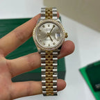 Rolex Datejust 31mm Women’s Master Quality Watch – White Dial, Yellow Two-Tone Jubilee Bracelet & Yellow Gold-Tone Diamond-Set Bezel