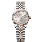 Rolex Datejust 31mm Women’s Master Quality Watch – Champagne Silver Dial, Rose Two-Tone Jubilee Bracelet & Rose Gold-Tone Diamond-Set Bezel